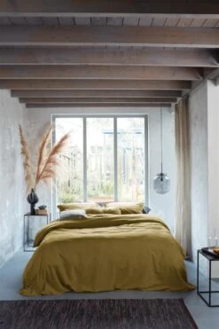 Vtwonen Flanel Bettwäsche Ocker -Bettwäsche Verkauf 208854 1