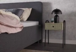 Nachttisch Slide Weiß/Schwarz 7 Nachttisch Slide Weiß/Schwarz -Bettwäsche Verkauf 22010139 swiss sense home 51 storage detail 3