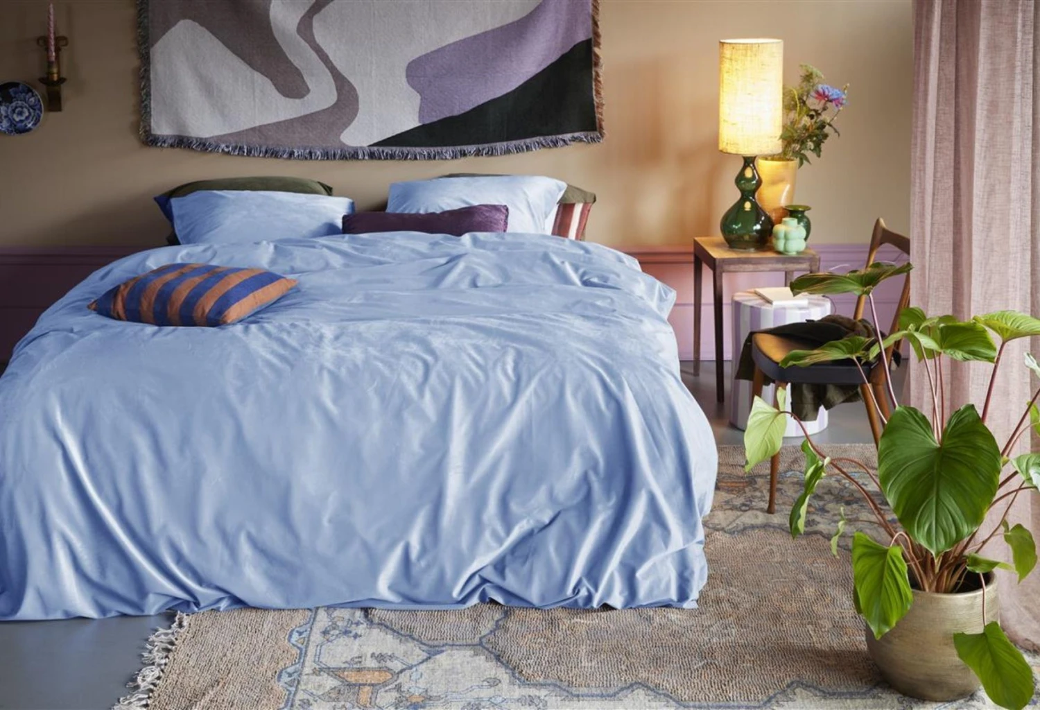 At Home By Beddinghouse Tender Bettwäsche Mittelblau 6 At Home By Beddinghouse Tender Bettwäsche Mittelblau – Bild 4