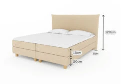 Boxspringbett Online-Only Corvus -Bettwäsche Verkauf afmetingen corvus 80