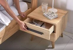 Nachttisch Balance Curve Mit Schwarzen Metallgriffen -Bettwäsche Verkauf balance tender sfeer nk 002 2