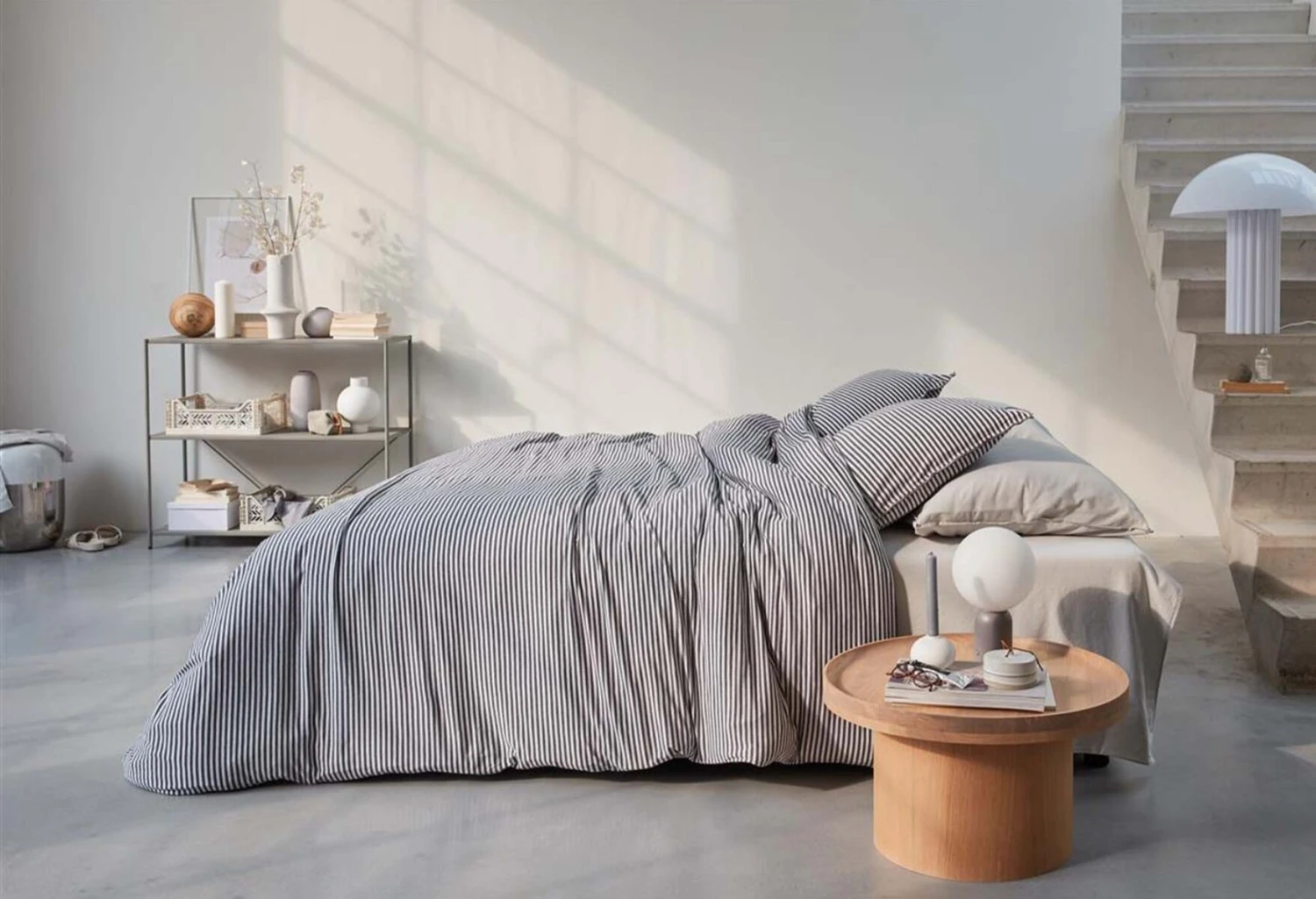 Vtwonen Comfy Stripe Bettwäsche Grau 7 Vtwonen Comfy Stripe Bettwäsche Grau – Bild 5