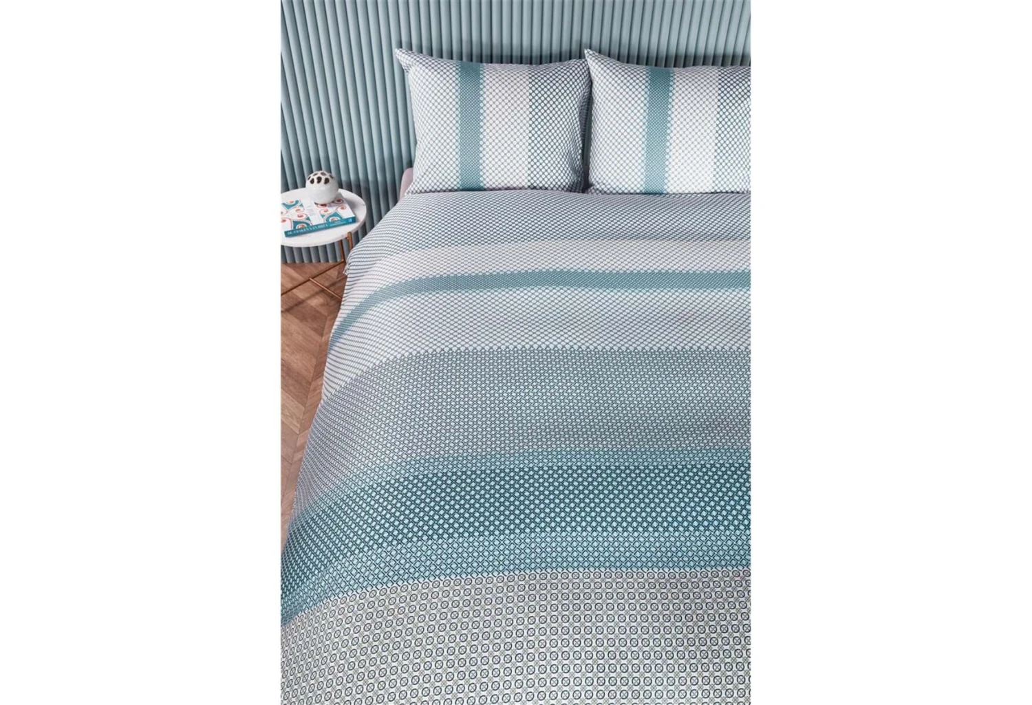 Kardol Retrospect Bettwäsche Blaugrün 6 Kardol Retrospect Bettwäsche Blaugrün – Bild 4