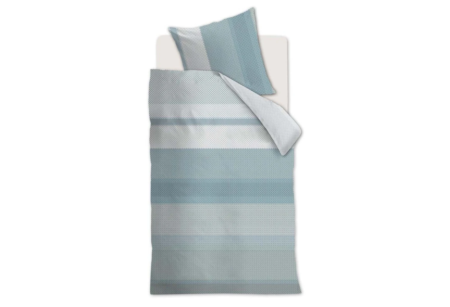Kardol Retrospect Bettwäsche Blaugrün 4 Kardol Retrospect Bettwäsche Blaugrün – Bild 2