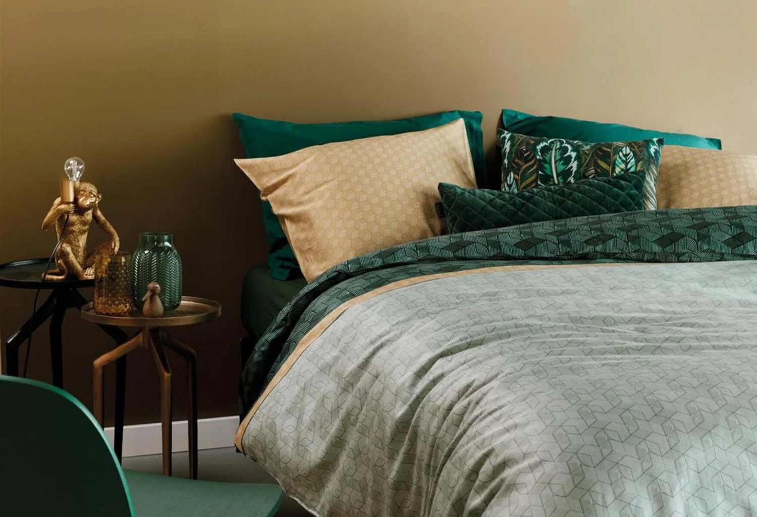 Beddinghouse Grunnar Bettwäsche Grün 5 Beddinghouse Grunnar Bettwäsche Grün – Bild 3