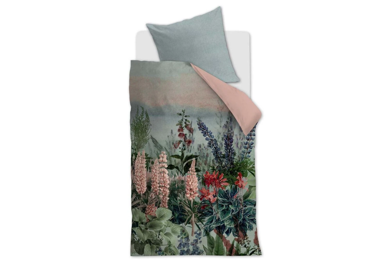 Beddinghouse Lupine Bettwäsche Grün 4 Beddinghouse Lupine Bettwäsche Grün – Bild 2