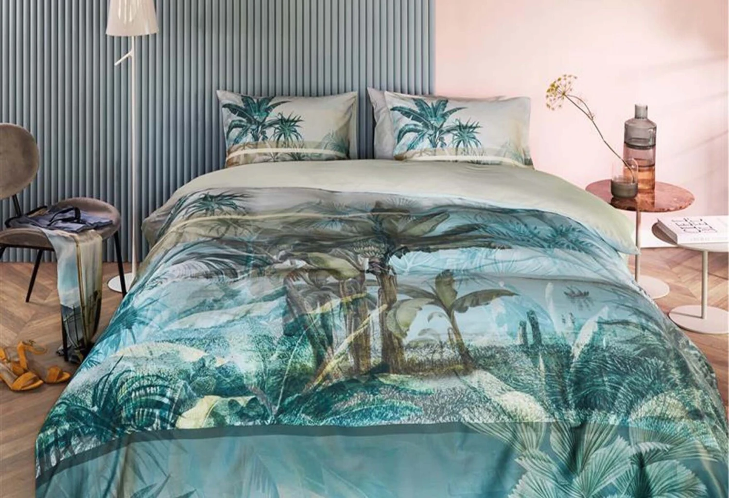 Kardol Canopy Bettwäsche Blaugrün 5 Kardol Canopy Bettwäsche Blaugrün – Bild 3