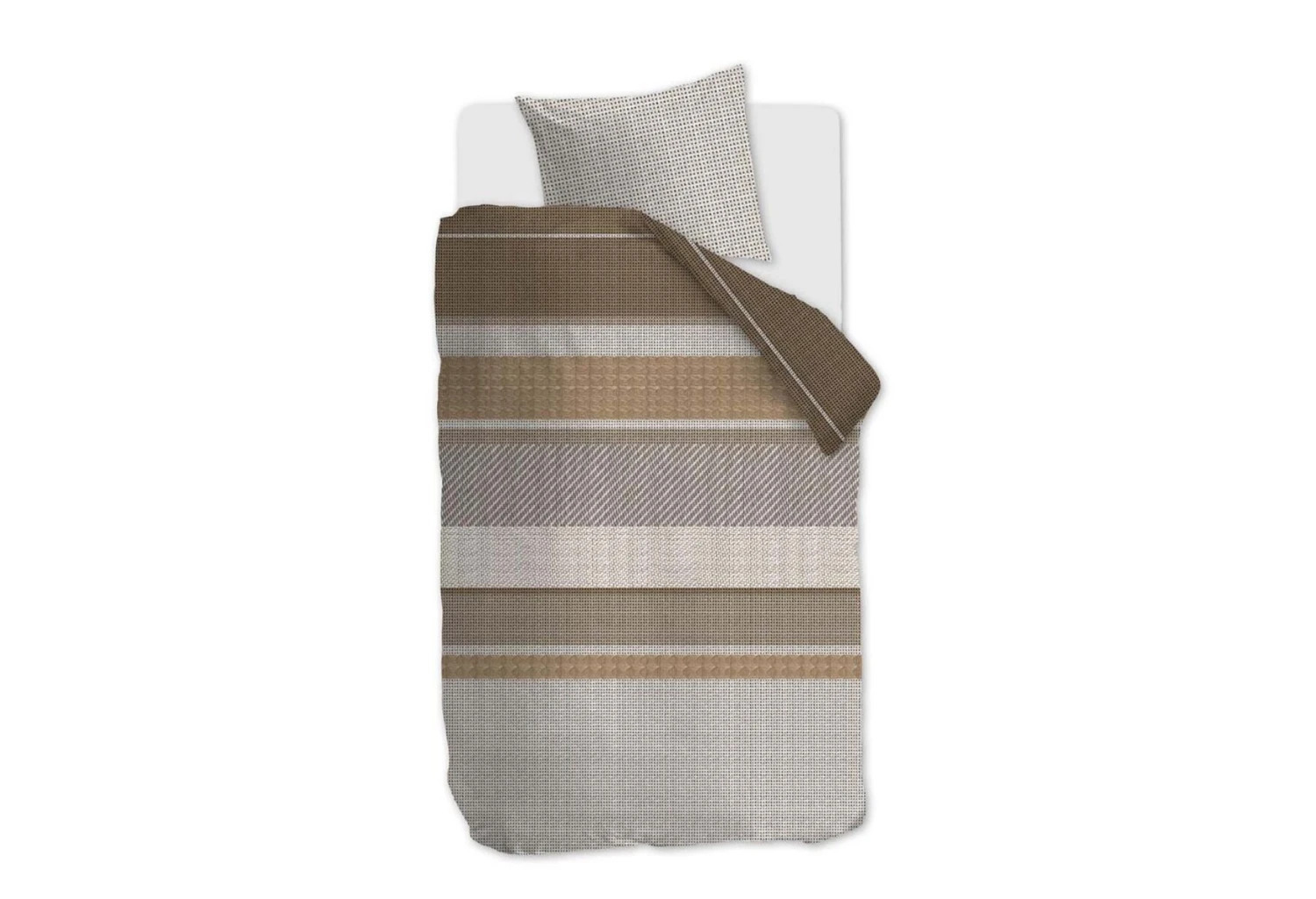 Beddinghouse Webbing Bettwäsche Braun/Beige 4 Beddinghouse Webbing Bettwäsche Braun/Beige – Bild 2