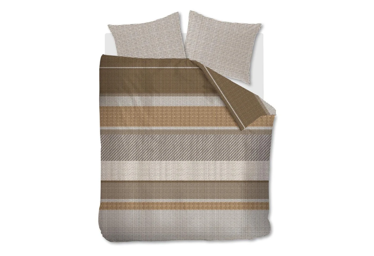 Beddinghouse Webbing Bettwäsche Braun/Beige 3 Beddinghouse Webbing Bettwäsche Braun/Beige