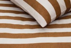 VTwonen Vt Wonen Bold Stripe Bettwäsche Hellbraun -Bettwäsche Verkauf bold stripe light brown 40 detail