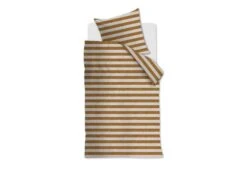 VTwonen Vt Wonen Bold Stripe Bettwäsche Hellbraun -Bettwäsche Verkauf bold stripe light brown de 1p de 10 topshot