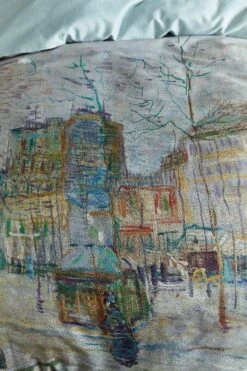 Van Gogh Boulevard Bettwäsche -Bettwäsche Verkauf boulevard grey 40 detail