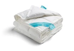 Dixxius Bronze Royal Custom Climate Partnerbettdecke -Bettwäsche Verkauf climate partnerdekbed 3 4 gedraaid teruggeslagen