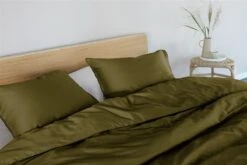 Beddinghouse Care Conscious Bettwäsche Olivgrün -Bettwäsche Verkauf conscious olive green 2 mood large