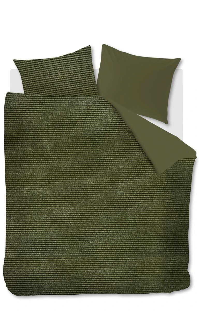 At Home By Beddinghouse Cosy Corduroy Bettwäsche Grün