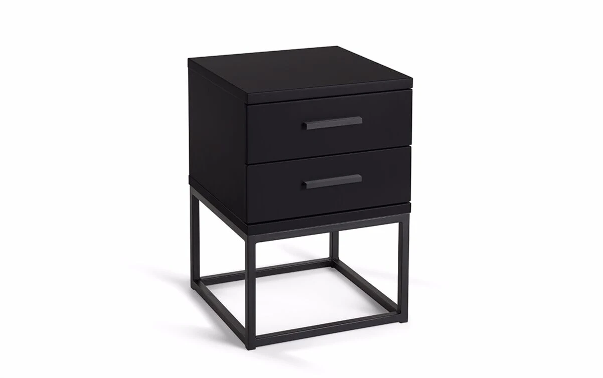 Nachttisch Cube Schwarz 3 Nachttisch Cube Schwarz