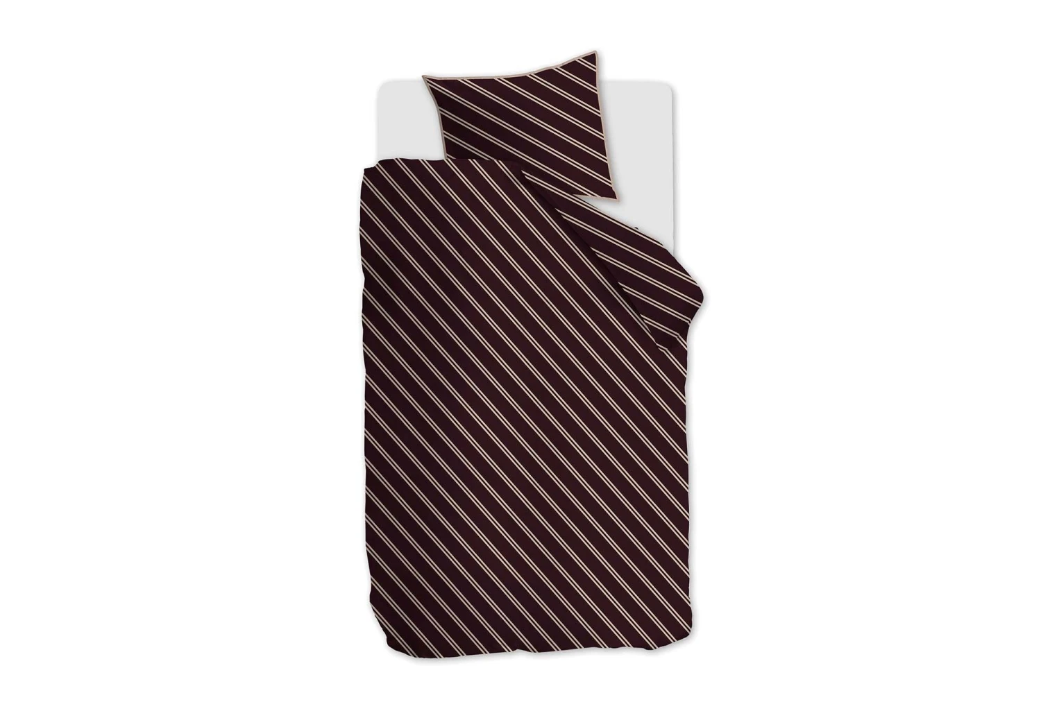 VTwonen Vt Wonen Diagonal Bettwäsche Dunkelrot 3 VTwonen Vt Wonen Diagonal Bettwäsche Dunkelrot