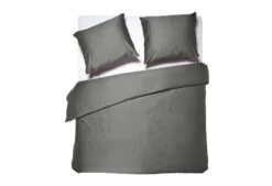 Dixxius Luxurious Porto Bettwäsche Kohle-Grau