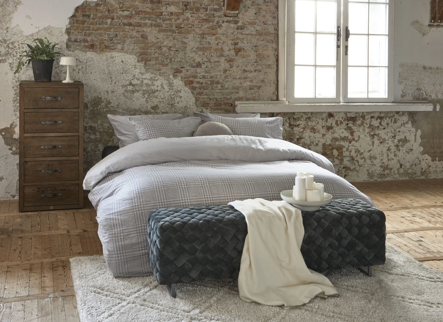 Rivièra Maison Eleanor Bettwäsche Grau 7 Rivièra Maison Eleanor Bettwäsche Grau – Bild 5