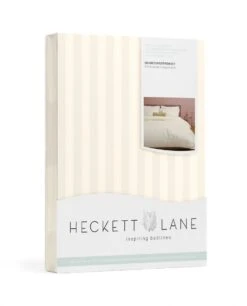 Heckett & Lane Banda Bettwäsche Beige -Bettwäsche Verkauf heckett lane dekbedovertrek katoen satijn banda off white 8