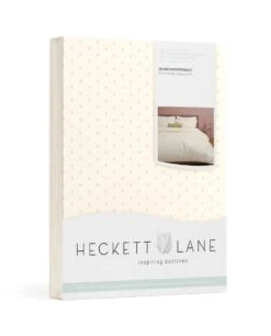 Heckett & Lane Punto Bettwäsche Beige -Bettwäsche Verkauf heckett lane dekbedovertrek katoen satijn punto off white 8