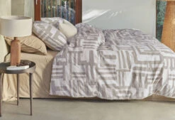 Vtwonen Mixed Stripes Bettwäsche Natural -Bettwäsche Verkauf mixed stripes natural de uv 135x200 0