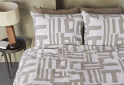 Vtwonen Mixed Stripes Bettwäsche Natural -Bettwäsche Verkauf mixed stripes natural de uv 135x200 60