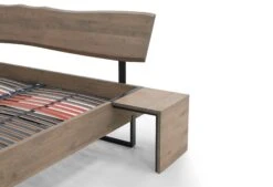 Nachttisch Balance Clear I -Bettwäsche Verkauf nachttafel eiken clear i smoke grey oil raw 3 web