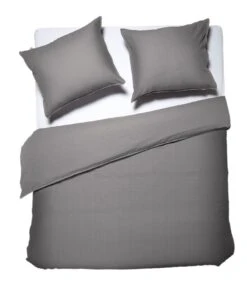 Dixxius Natural Bettwäsche Anthrazit