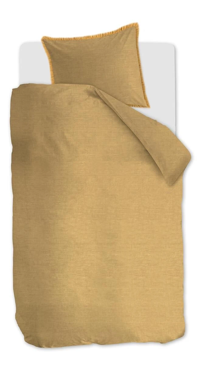 Vtwonen Natural Stone Fraying Bettwäsche Gelb 4 Vtwonen Natural Stone Fraying Bettwäsche Gelb – Bild 2