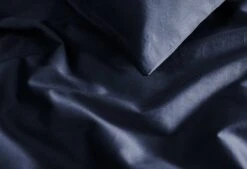 Dixxius Luxurious Porto Bettwäsche Dunkelblau -Bettwäsche Verkauf navy c