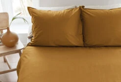 Beddinghouse Care Organic Basic Bettwäsche Ochre -Bettwäsche Verkauf organic basic ochre de dx 135x200 60