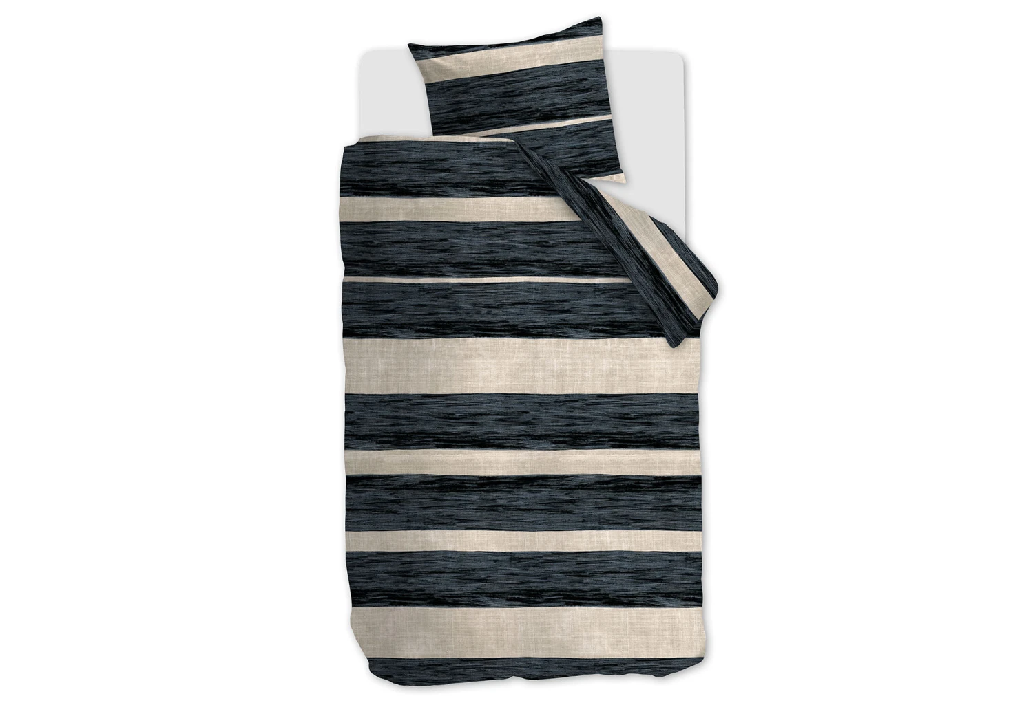 Vtwonen Painted Stripe Bettwäsche Schwarz 4 Vtwonen Painted Stripe Bettwäsche Schwarz – Bild 2