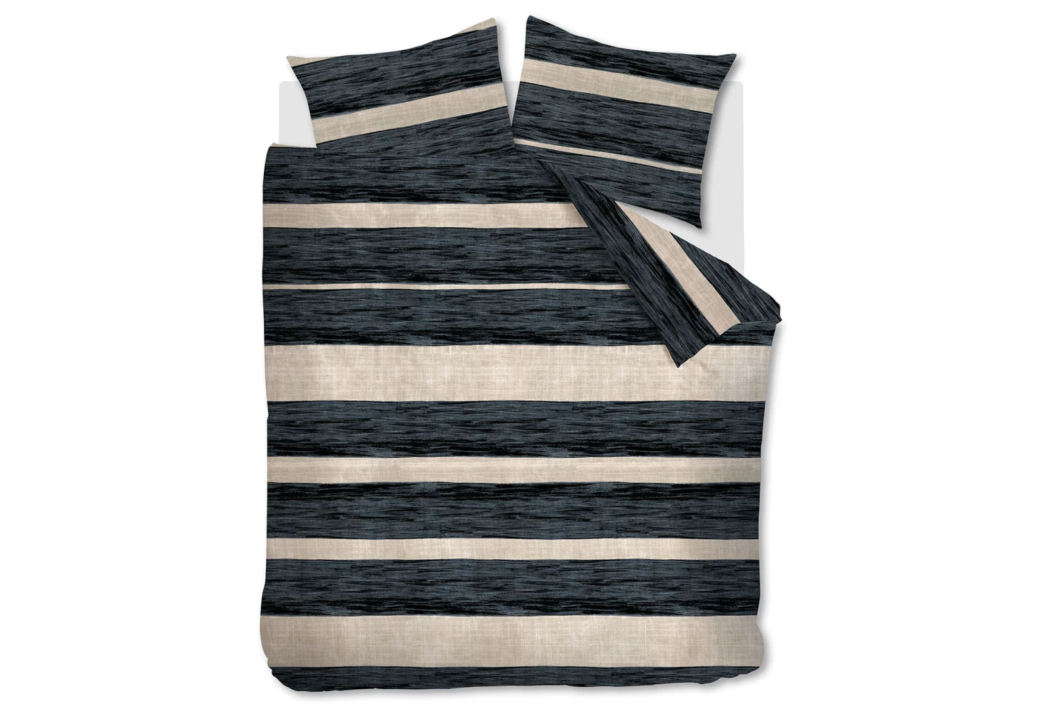 Vtwonen Painted Stripe Bettwäsche Schwarz 3 Vtwonen Painted Stripe Bettwäsche Schwarz