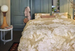 At Home By Beddinghouse Pencil Rain Bettwäsche Ocker -Bettwäsche Verkauf pencil rain ochre de uv 135x200 0