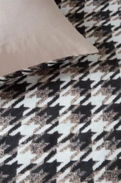 Riviera Maison Pied De Poule Bettwäsche Sandfarben -Bettwäsche Verkauf pied de poule sand 40 detail large