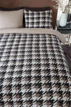 Riviera Maison Pied De Poule Bettwäsche Sandfarben -Bettwäsche Verkauf pied de poule sand 60 online large