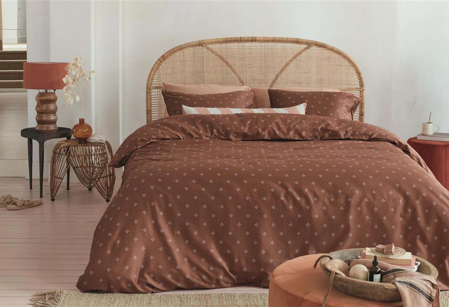 VTwonen Vt Wonen Sticking Dots Bettwäsche Terra 6 VTwonen Vt Wonen Sticking Dots Bettwäsche Terra – Bild 4