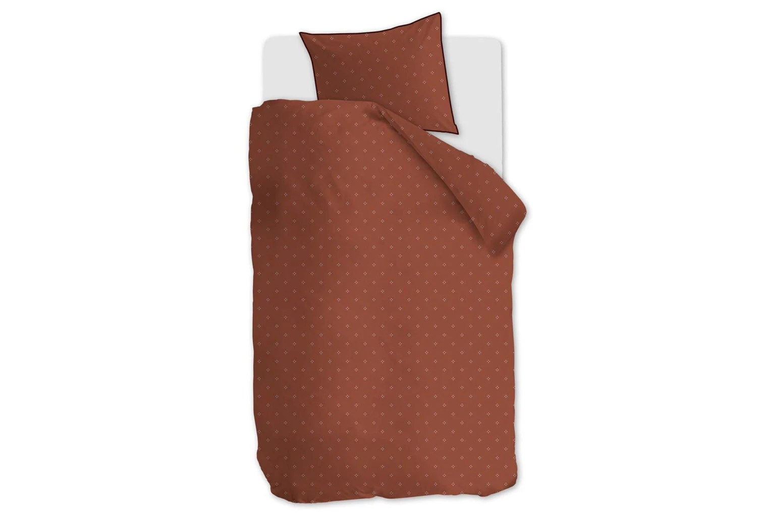 VTwonen Vt Wonen Sticking Dots Bettwäsche Terra 4 VTwonen Vt Wonen Sticking Dots Bettwäsche Terra – Bild 2