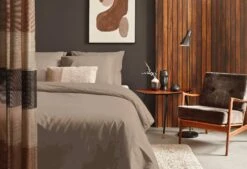 Dixxius Luxurious Lisboa Bettwäsche Taupe -Bettwäsche Verkauf taupe a