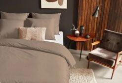 Dixxius Luxurious Lisboa Bettwäsche Taupe -Bettwäsche Verkauf taupe b