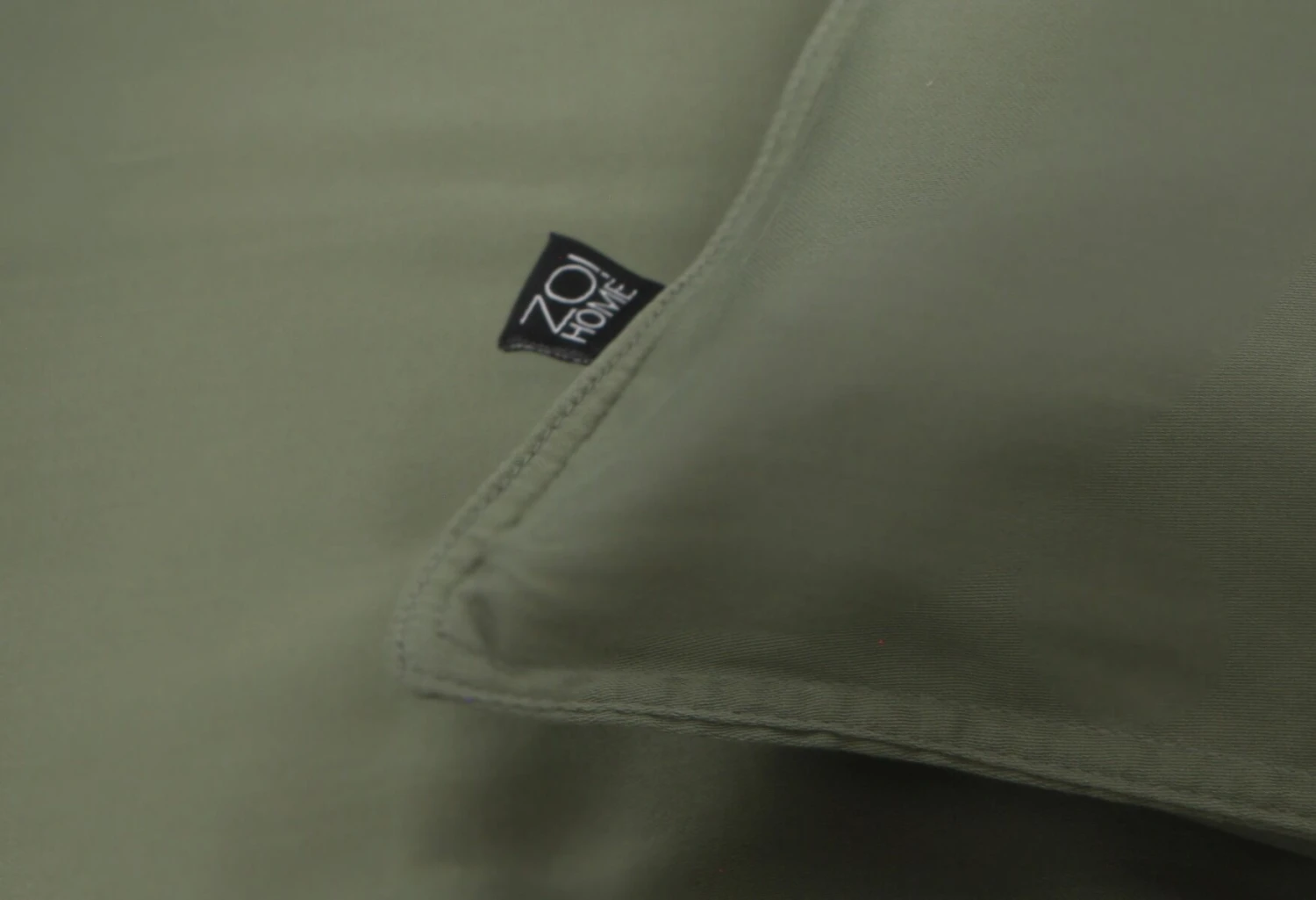 Zo!Home Satinado Bettwäsche Grasgrün 6 Zo!Home Satinado Bettwäsche Grasgrün – Bild 4