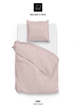Zo!Home Lino Bettwäsche Rosa 10 Zo!Home Lino Bettwäsche Rosa -Bettwäsche Verkauf zo home bettwasche lino shell nude 5