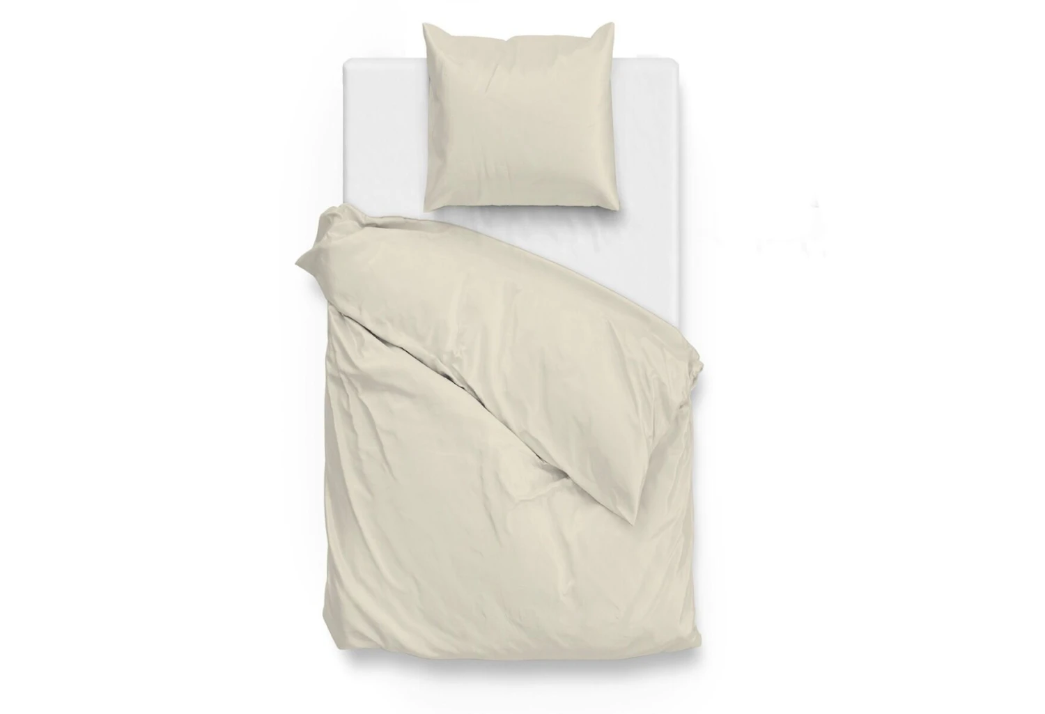 Zo!Home Satinado Bettwäsche Beige 5 Zo!Home Satinado Bettwäsche Beige – Bild 3