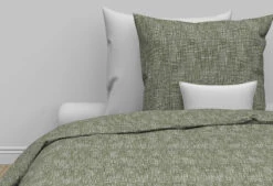 Zo!Home Blitz Bettwäsche Kalamata Grün -Bettwäsche Verkauf zo home dekbedovertrek katoen flanel blitz kalamanta green 2 1