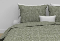 Zo!Home Blitz Bettwäsche Kalamata Grün -Bettwäsche Verkauf zo home dekbedovertrek katoen flanel blitz kalamanta green 4 1