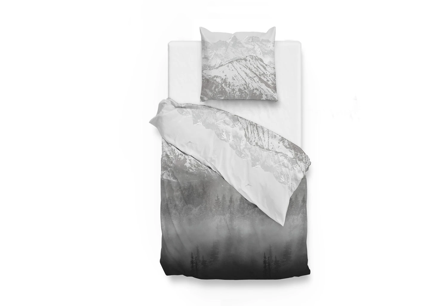 Zo!Home Entia Bettwäsche Grau 4 Zo!Home Entia Bettwäsche Grau – Bild 2