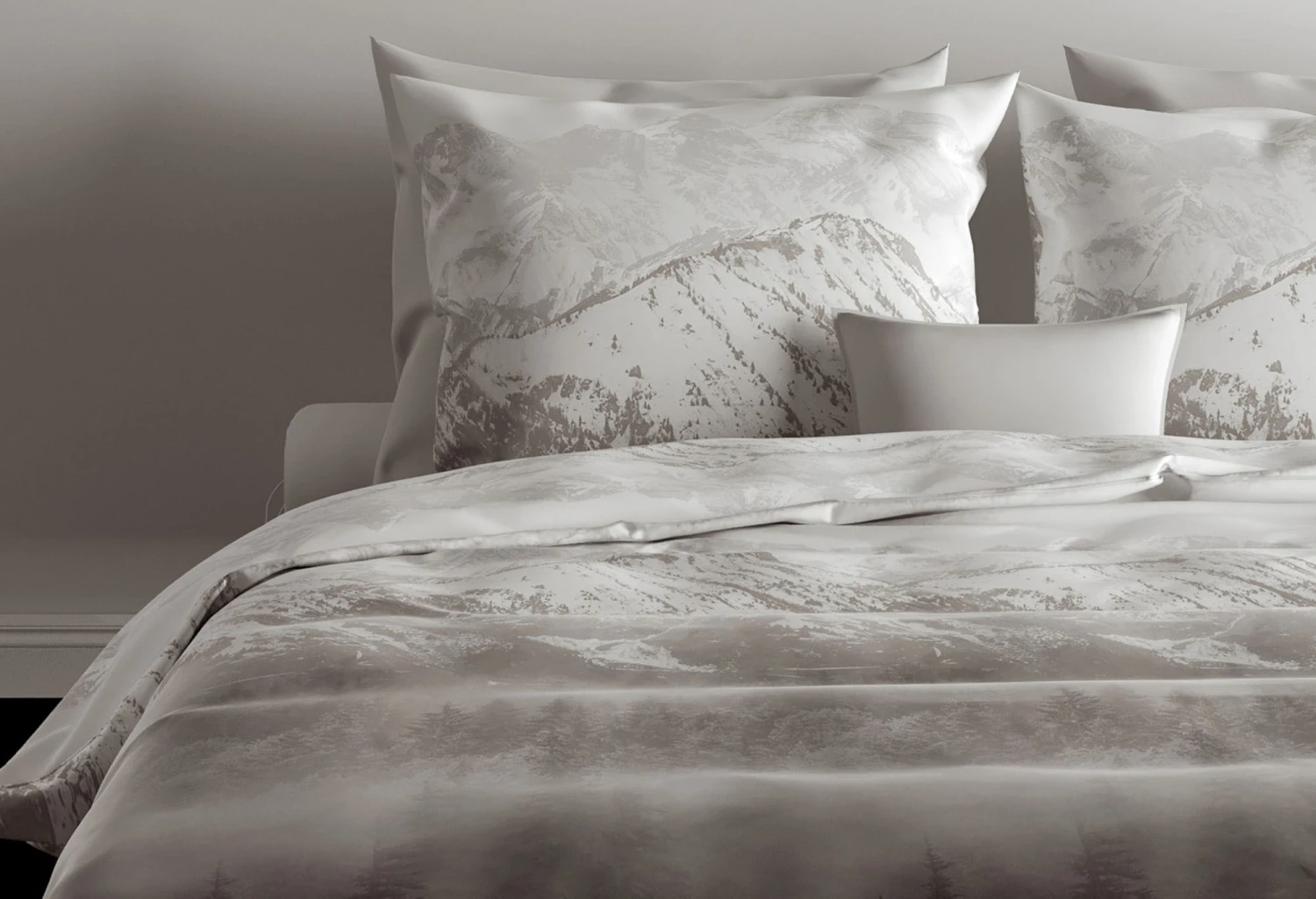 Zo!Home Entia Bettwäsche Grau 5 Zo!Home Entia Bettwäsche Grau – Bild 3