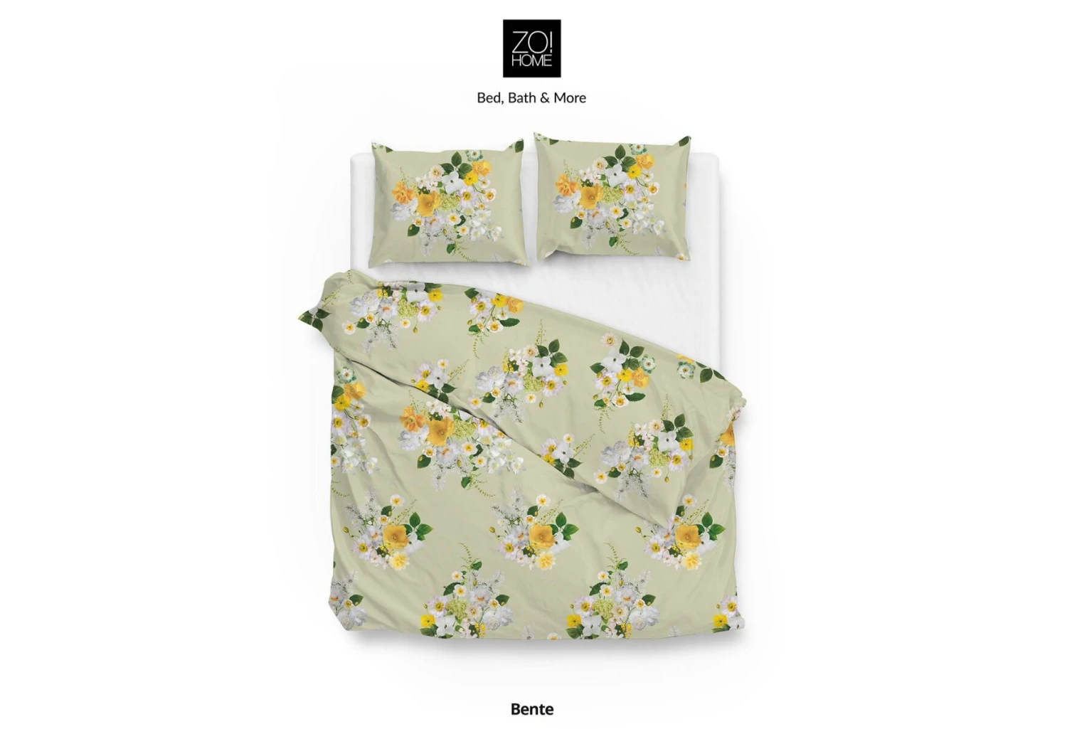 Zo!Home Bente Bettwäsche Hellgrün 3 Zo!Home Bente Bettwäsche Hellgrün