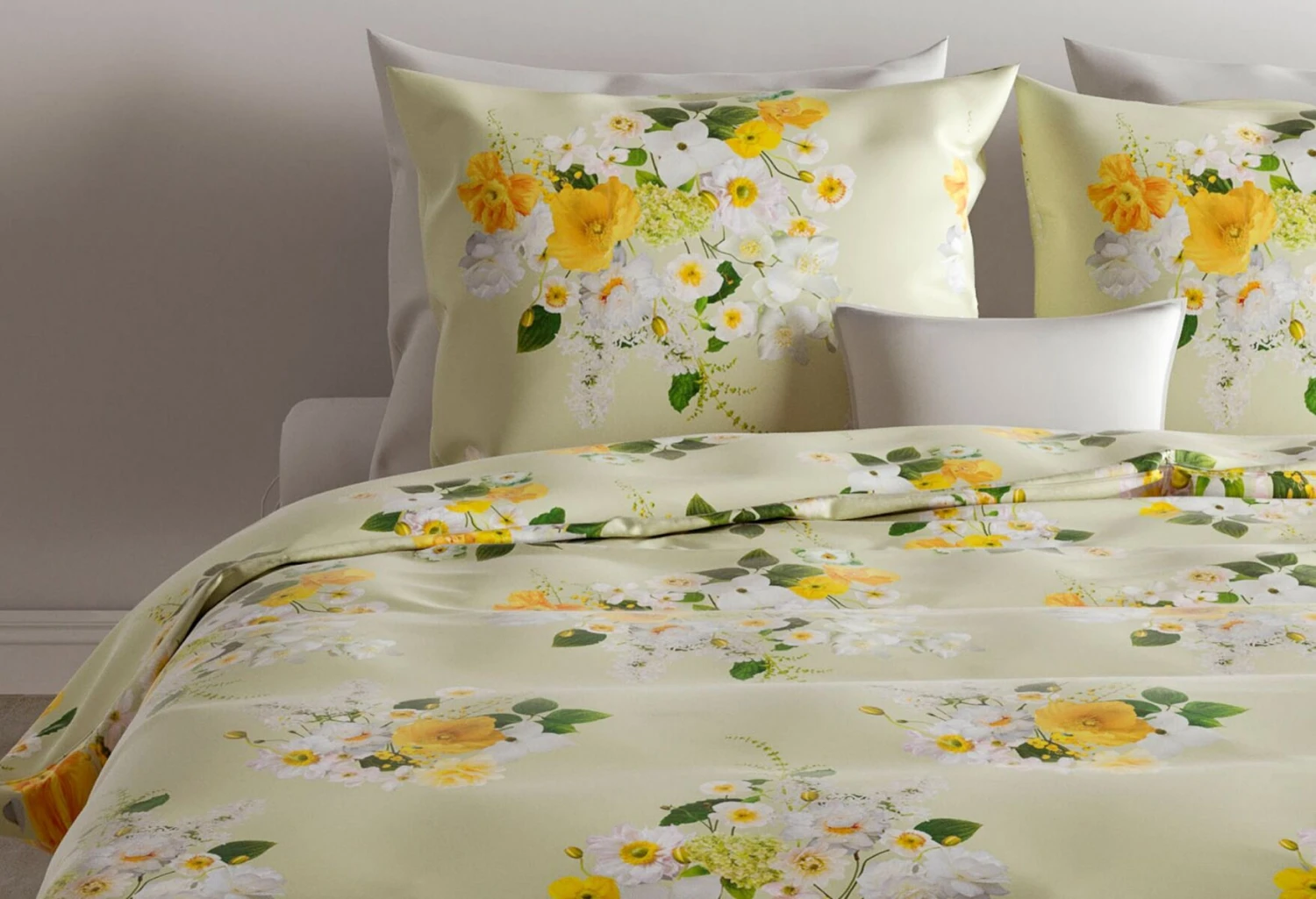 Zo!Home Bente Bettwäsche Hellgrün 5 Zo!Home Bente Bettwäsche Hellgrün – Bild 3